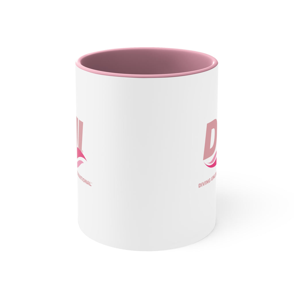 DUI Pink Coffee Mug, 11oz - DUI Pink Logo