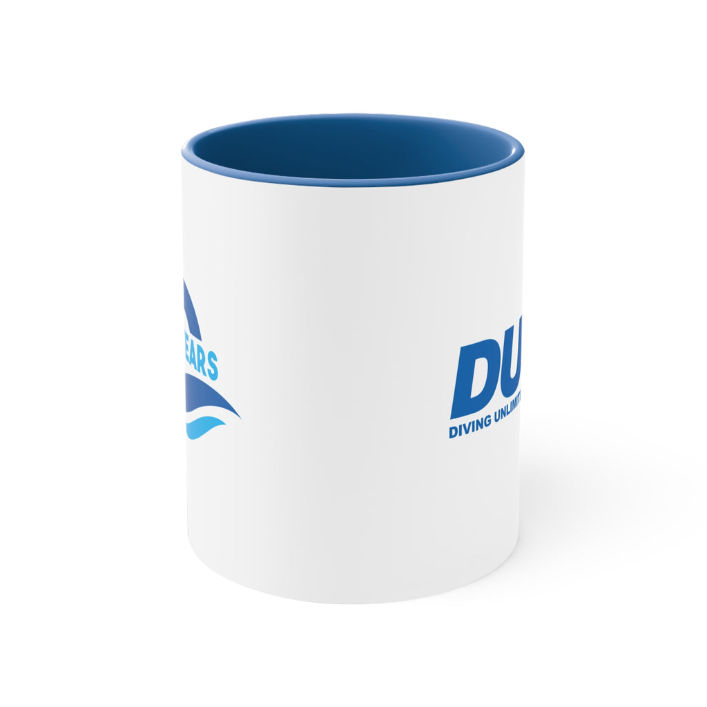 DUI Blue Coffee Mug, 11oz - 60 Year Logo