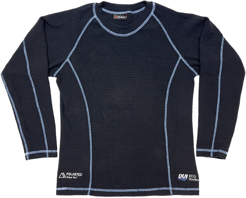 DUI Polartec PowerGrid Base Layer - Unisex Pullover