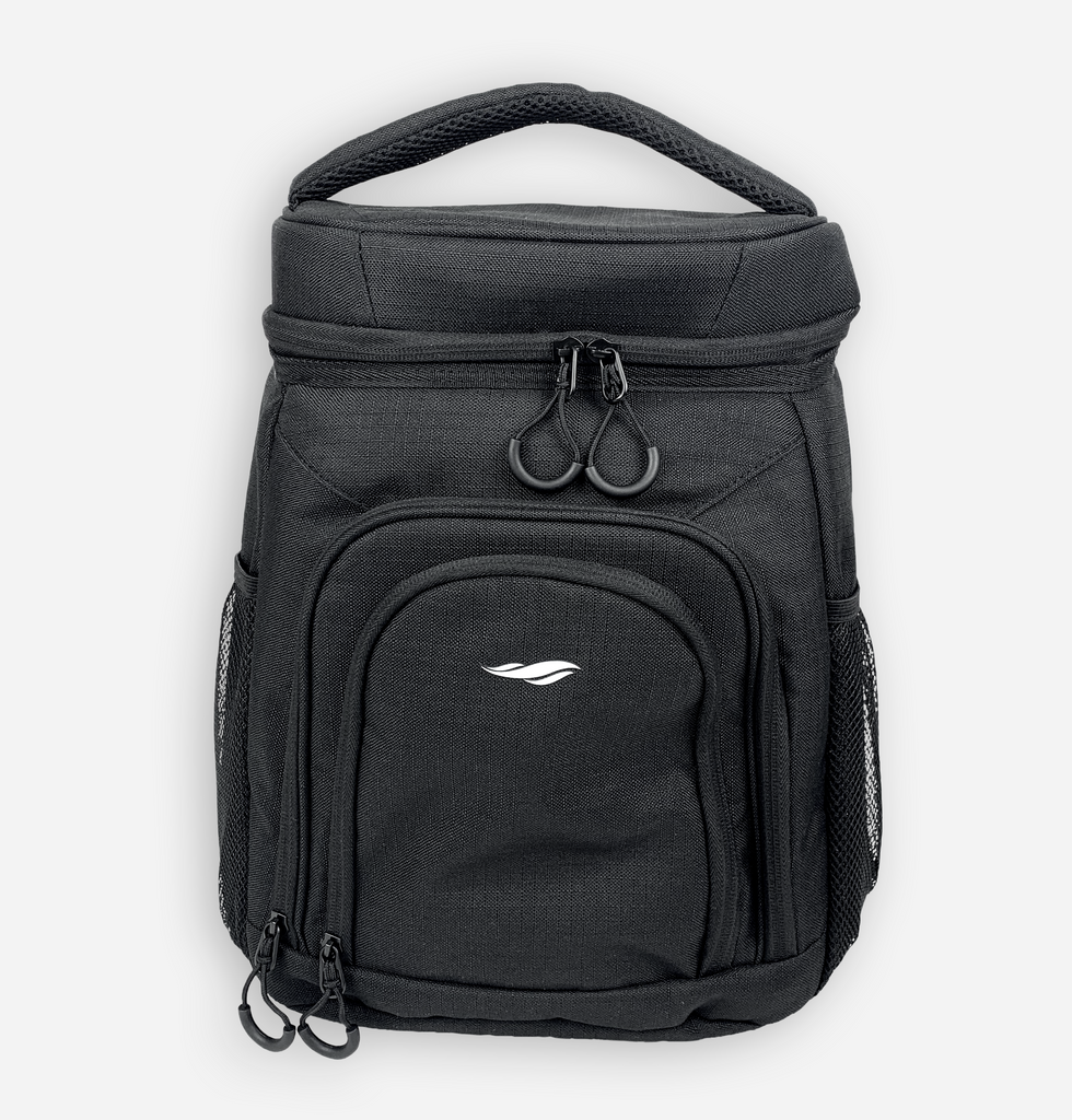 Cooler Backpack with wave logo