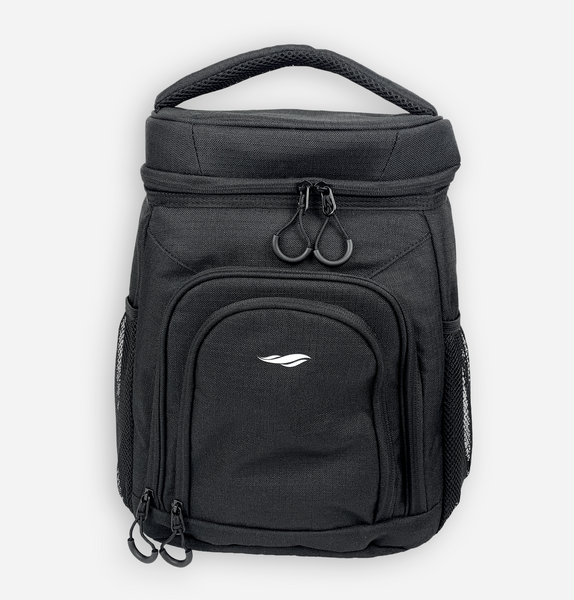 Cooler Backpack with wave logo