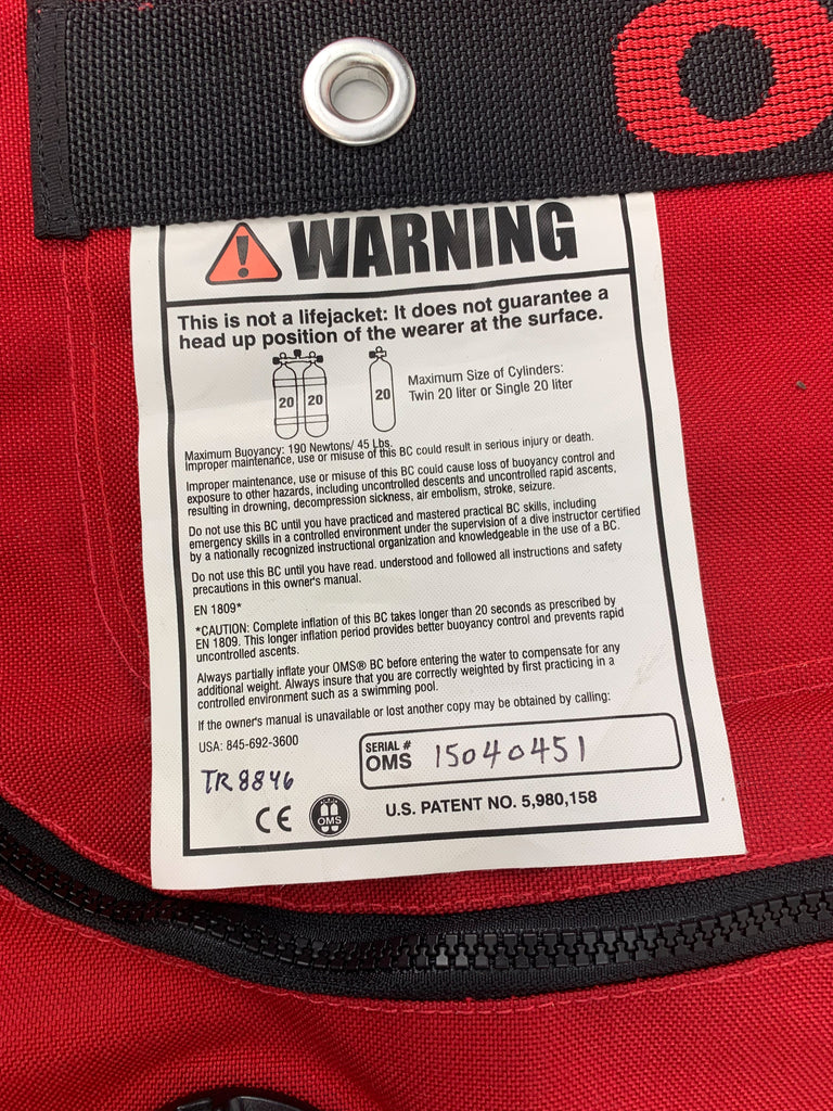 OMS 45 lb. Performance Double Wing - Red - TR8846