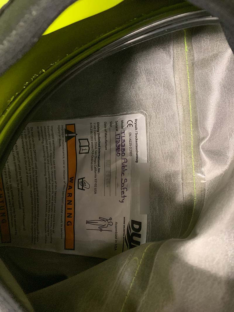 DUI Men's 3XL Public Safety Premium Drysuit TR8894