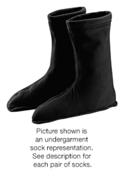 DUI Undergarment - XS Polartec Powerstretch 300 Socks TR8221