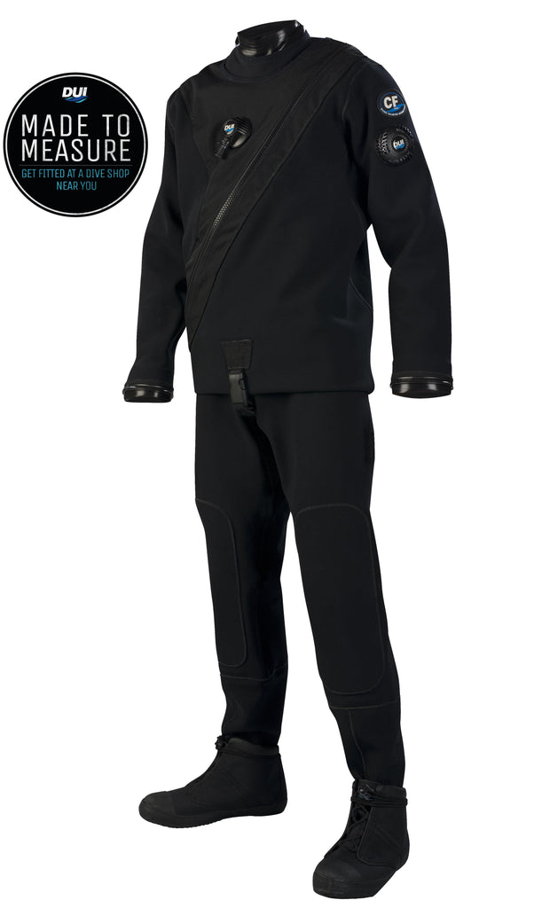 DUI CF200X - Premium Drysuit - Black Tough Duck