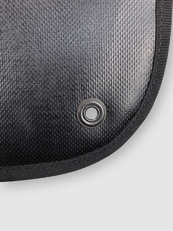 DUI Changing Mat - corner grommet detail