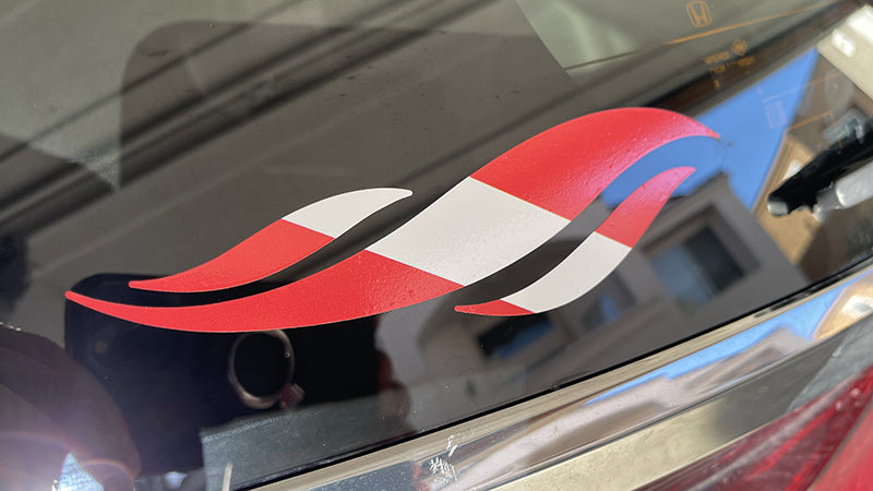 DUI Dive Flag Wave Vinyl Sticker