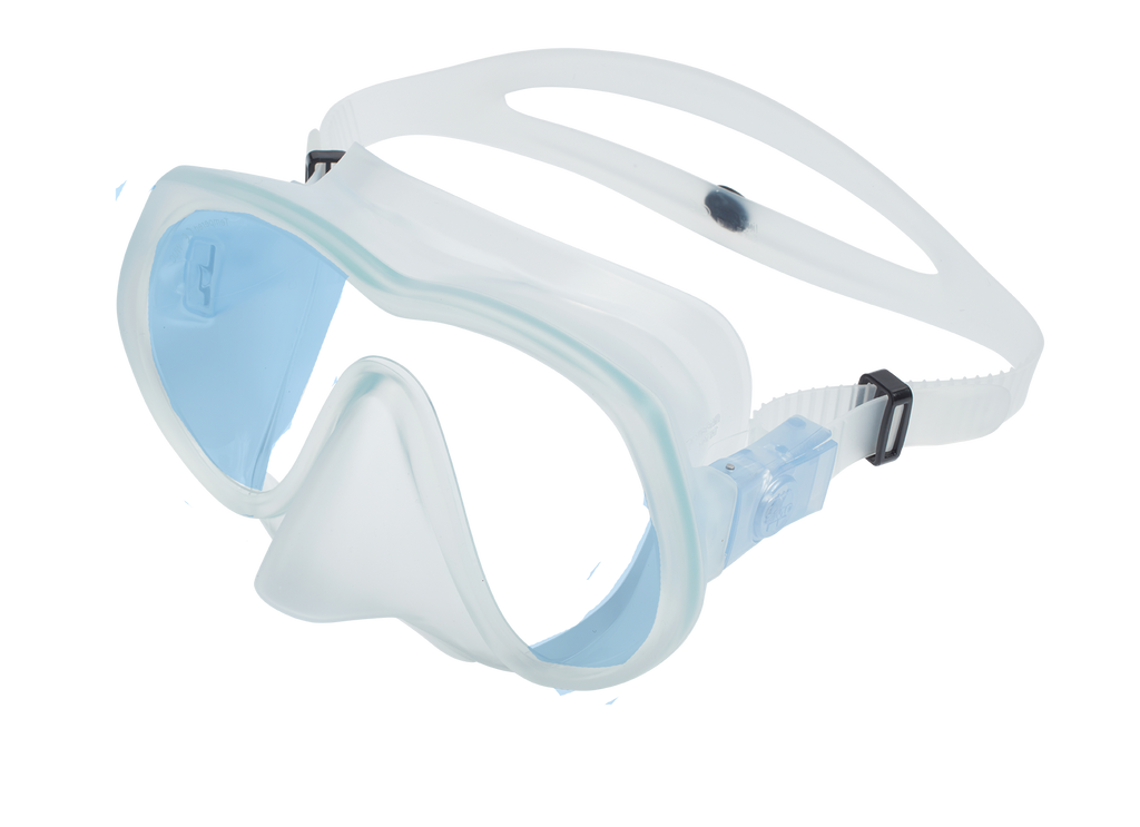 OMS Tattoo Mask - clear blue with UV - large