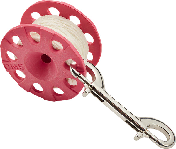 OMS 75' Spool PINK (~23 m of line) with SS Double-Ender