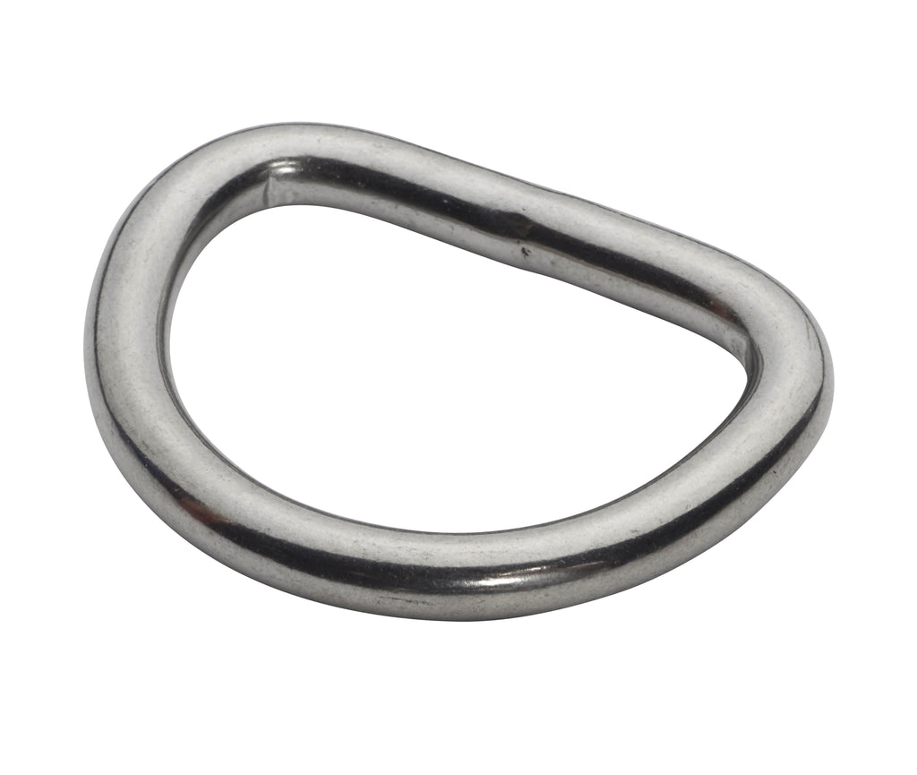 OMS D-Ring 1" (25 mm) Stainless Steel, Straight
