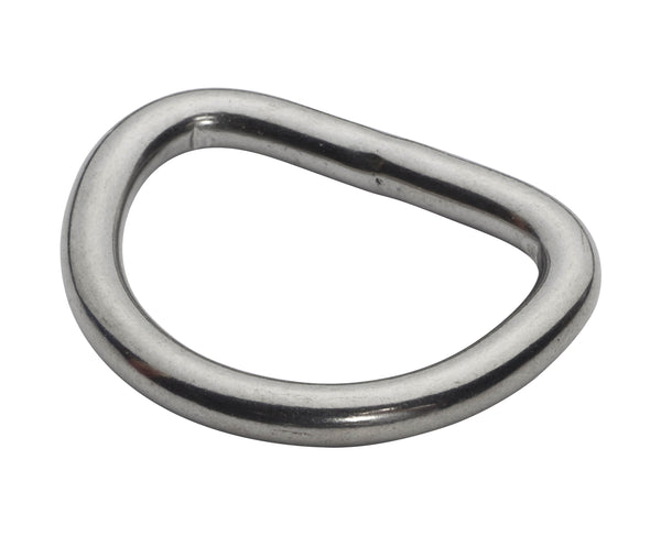 OMS D-Ring 1" (25 mm) Stainless Steel, Straight