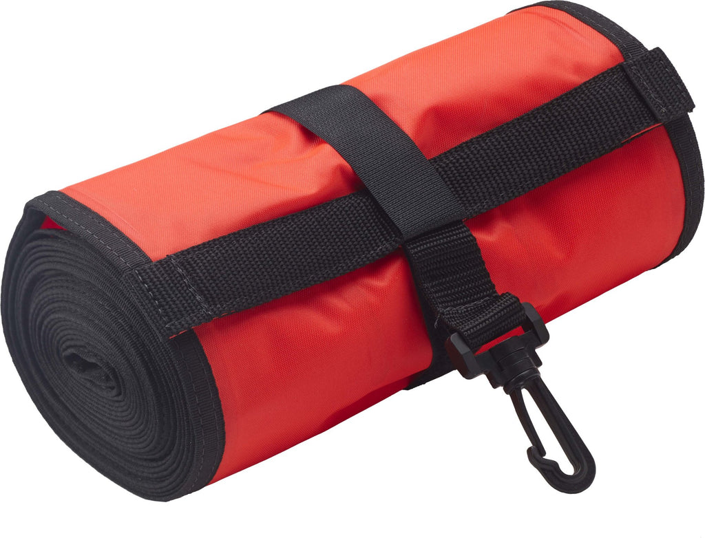 OMS Diver's Alert Marker, 16' long (4.8 meter), Duck Valve with Open Bottom & Oral Inflation