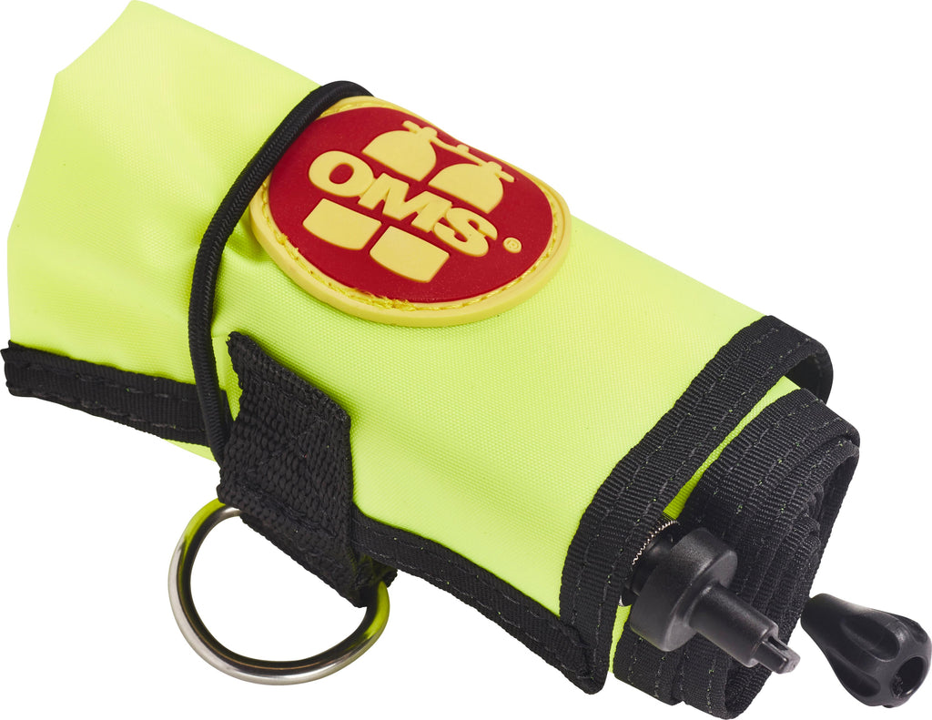 OMS Diver's Alert Marker, 3.3' long (1 meter), Closed, No-Lock LP Connector with OPV (~ 3 kg lift)