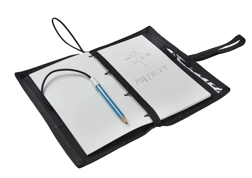 OMS Diver's Notebook including Underwater Paper, with Table Windows, Pockets, Pencil Holders & Pencil