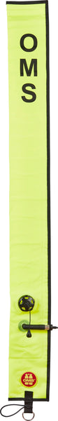 OMS Diver's Alert Marker, 3.3' long (1 meter), Closed, No-Lock LP Connector with OPV (~ 3 kg lift)