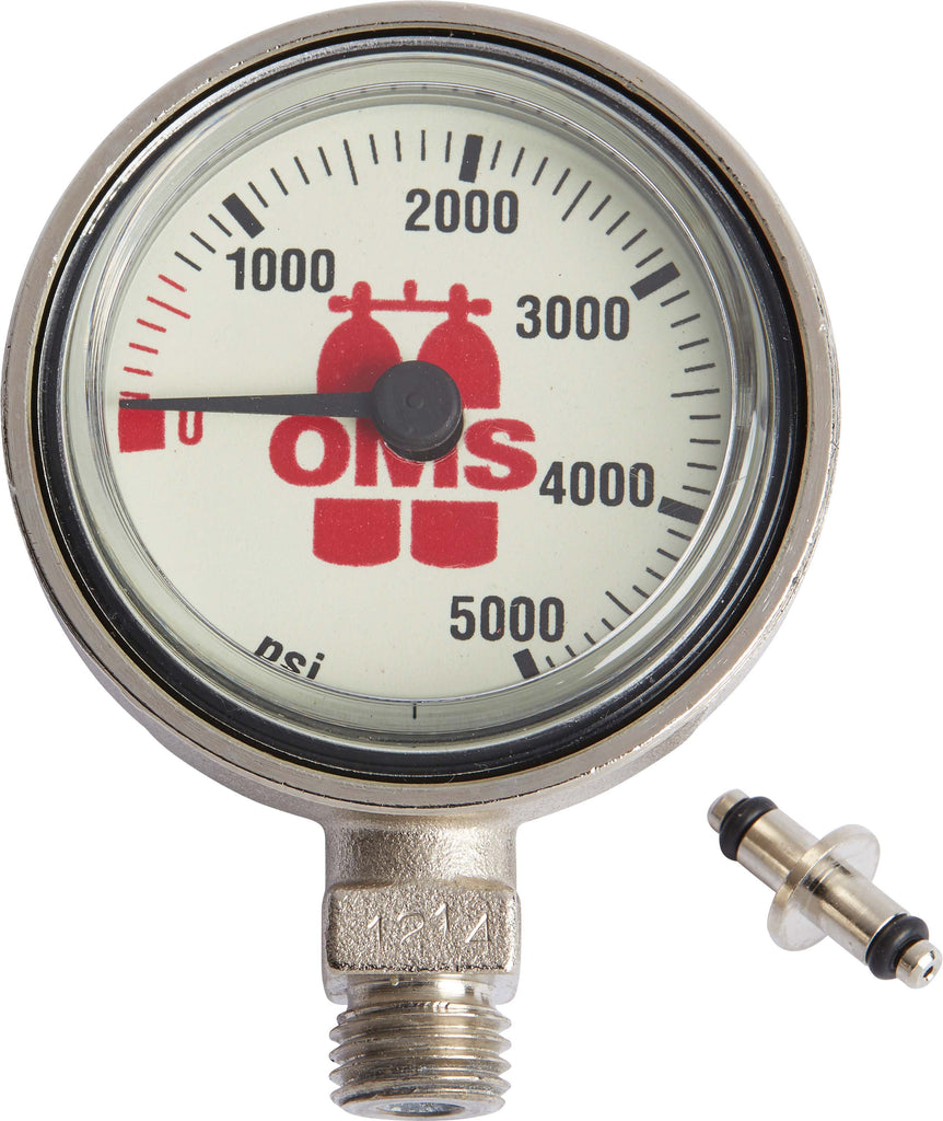 OMS Stage SPG, 0 - 5500 PSI (Including Swivel, without HP Hose)