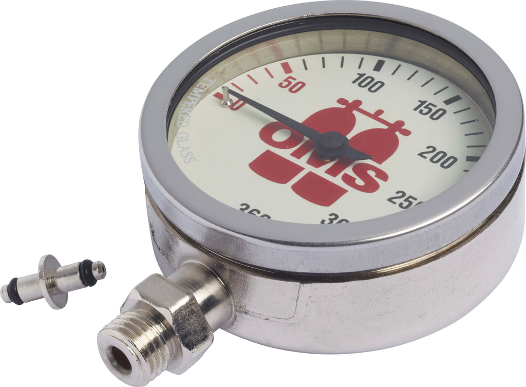 SPG 63 mm, Mineral Glass, Nickel Finishing, "OMS" 0-360 Bar