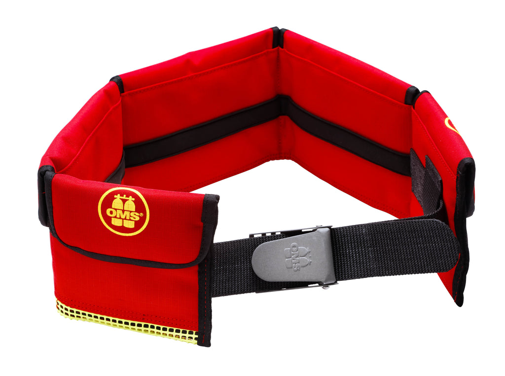 Soft Weight Belt  with OMS Aluminum Buckle - Flood