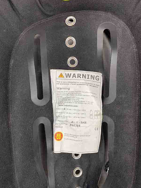 OMS, Wing Ocean - 45lbs Black - TR8719